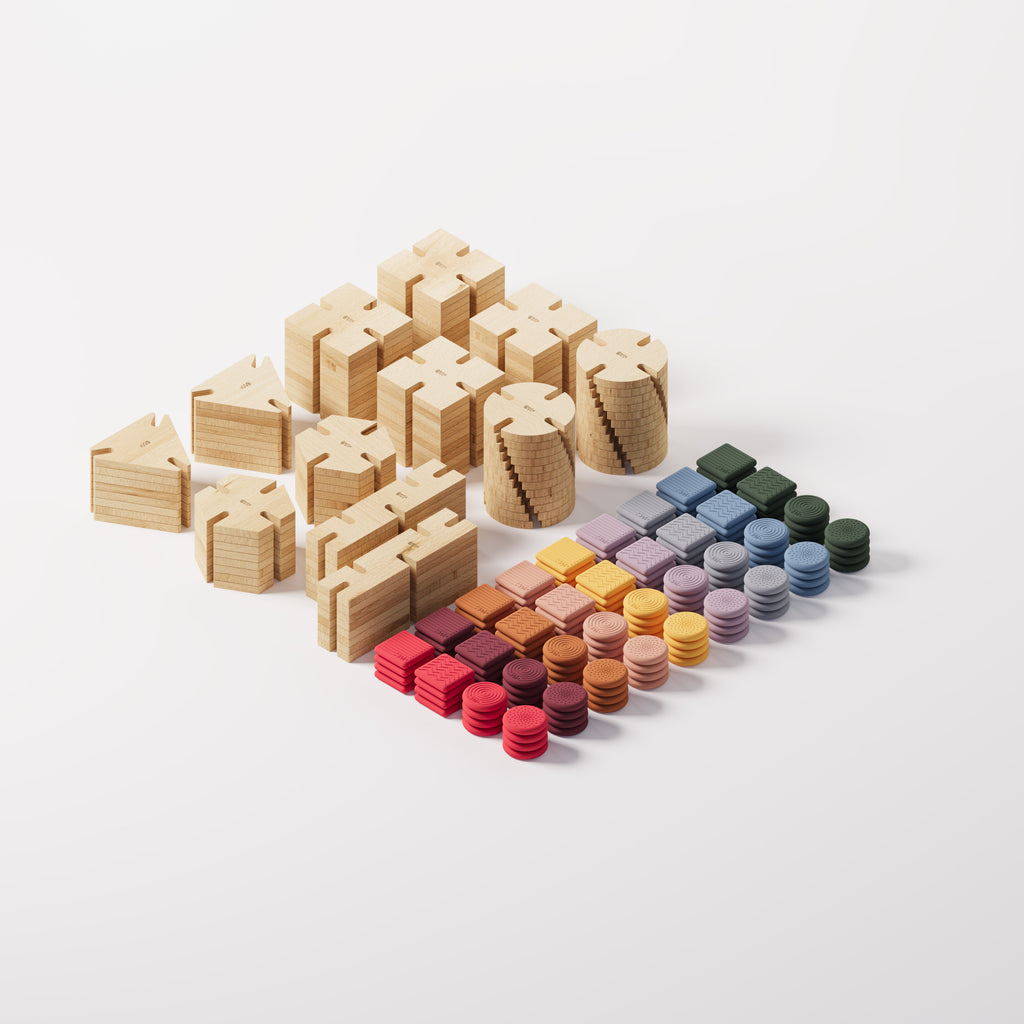 BAVVIC TEAM SET - Wooden Contruction Toy