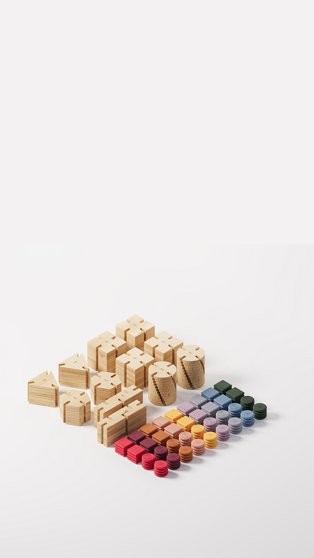 BAVVIC TEAM SET - Wooden Contruction Toy