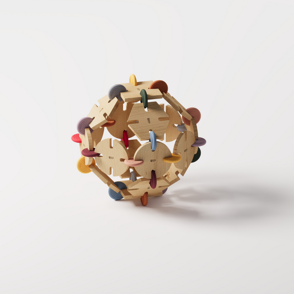 BAVVIC FAMILY SET - Wooden Contruction Toy