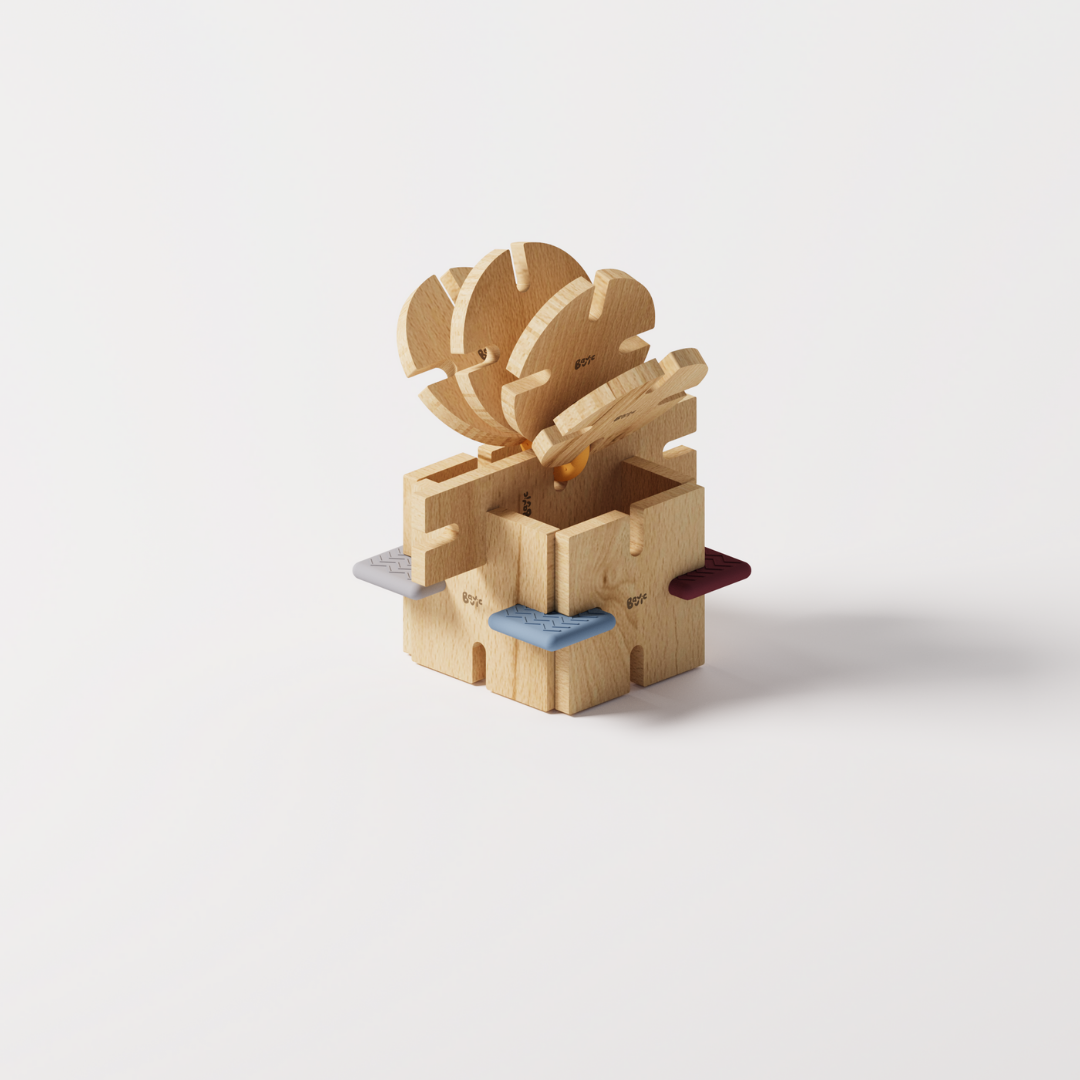 BAVVIC FAMILY SET - Wooden Contruction Toy