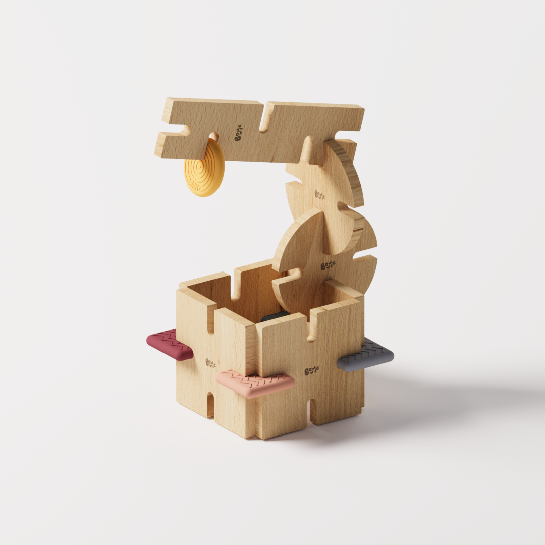 BAVVIC MINI SET - Wooden Contruction Toy