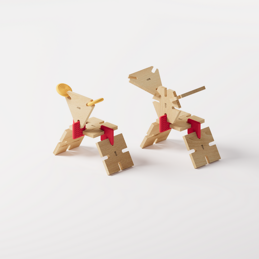 BAVVIC - DREAMER SET - Wooden Contruction Toy