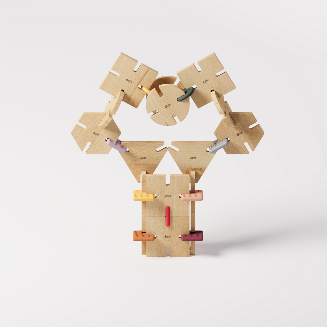 BAVVIC STARTER SET - Wooden Contruction Toy