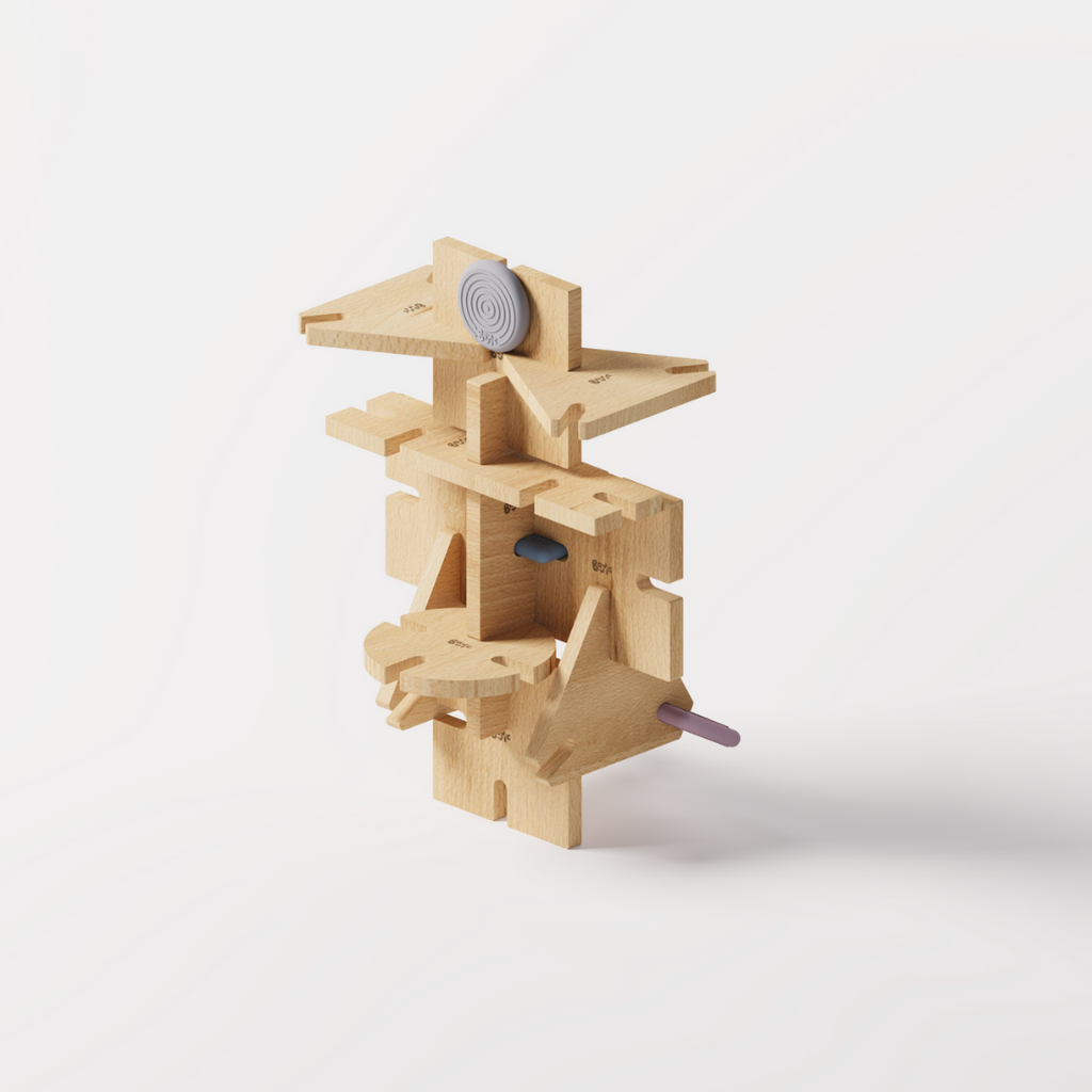 BAVVIC FAMILY SET - Wooden Contruction Toy