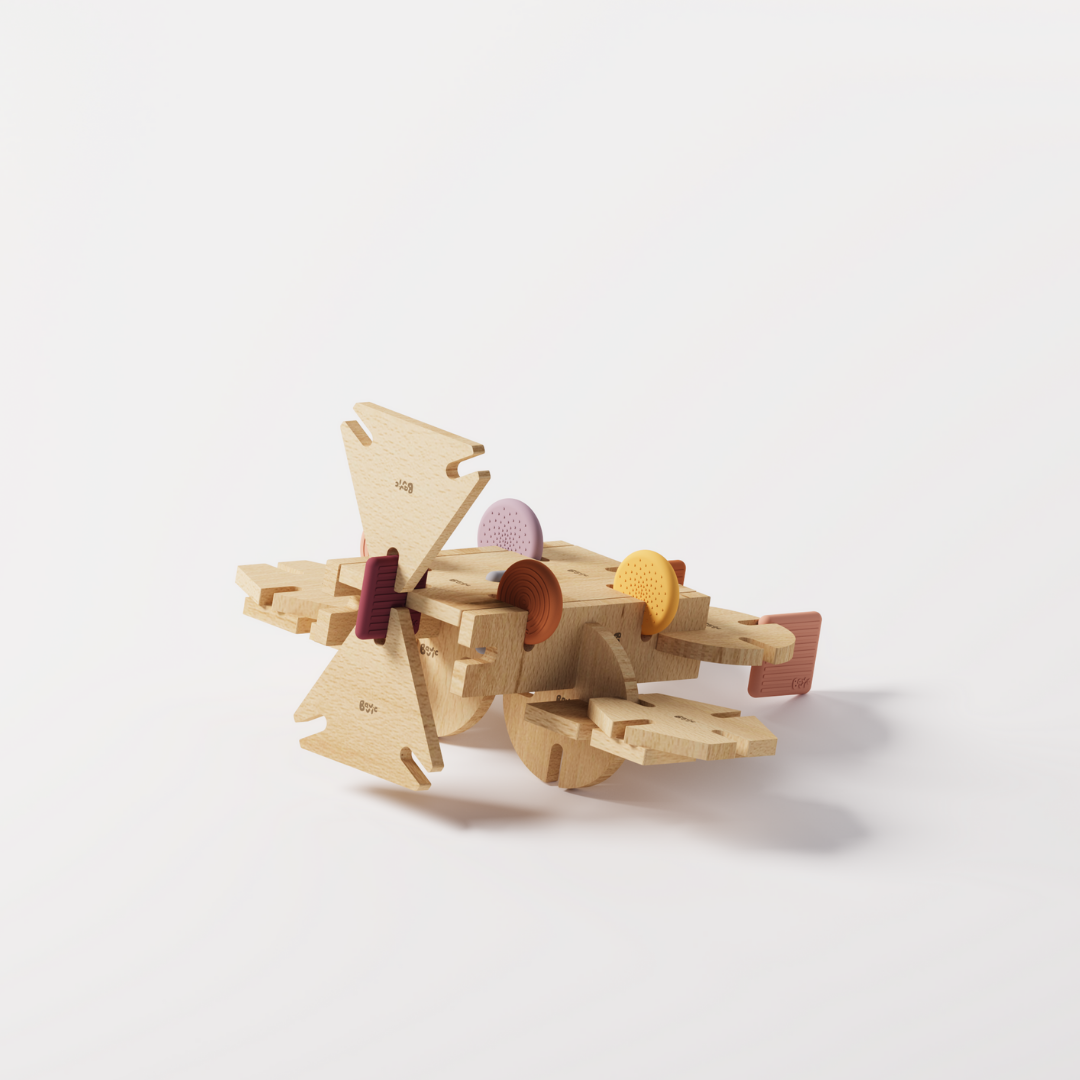 BAVVIC - DREAMER SET - Wooden Contruction Toy
