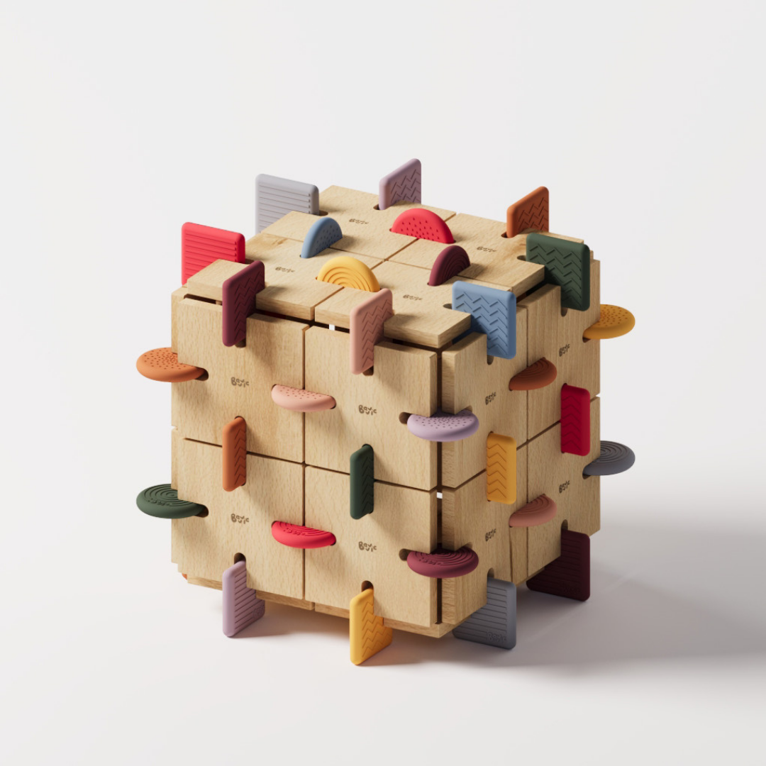 BAVVIC FAMILY SET - Wooden Contruction Toy