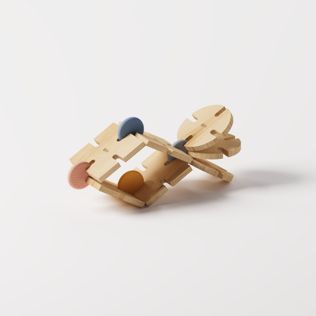 BAVVIC FAMILY SET - Wooden Contruction Toy