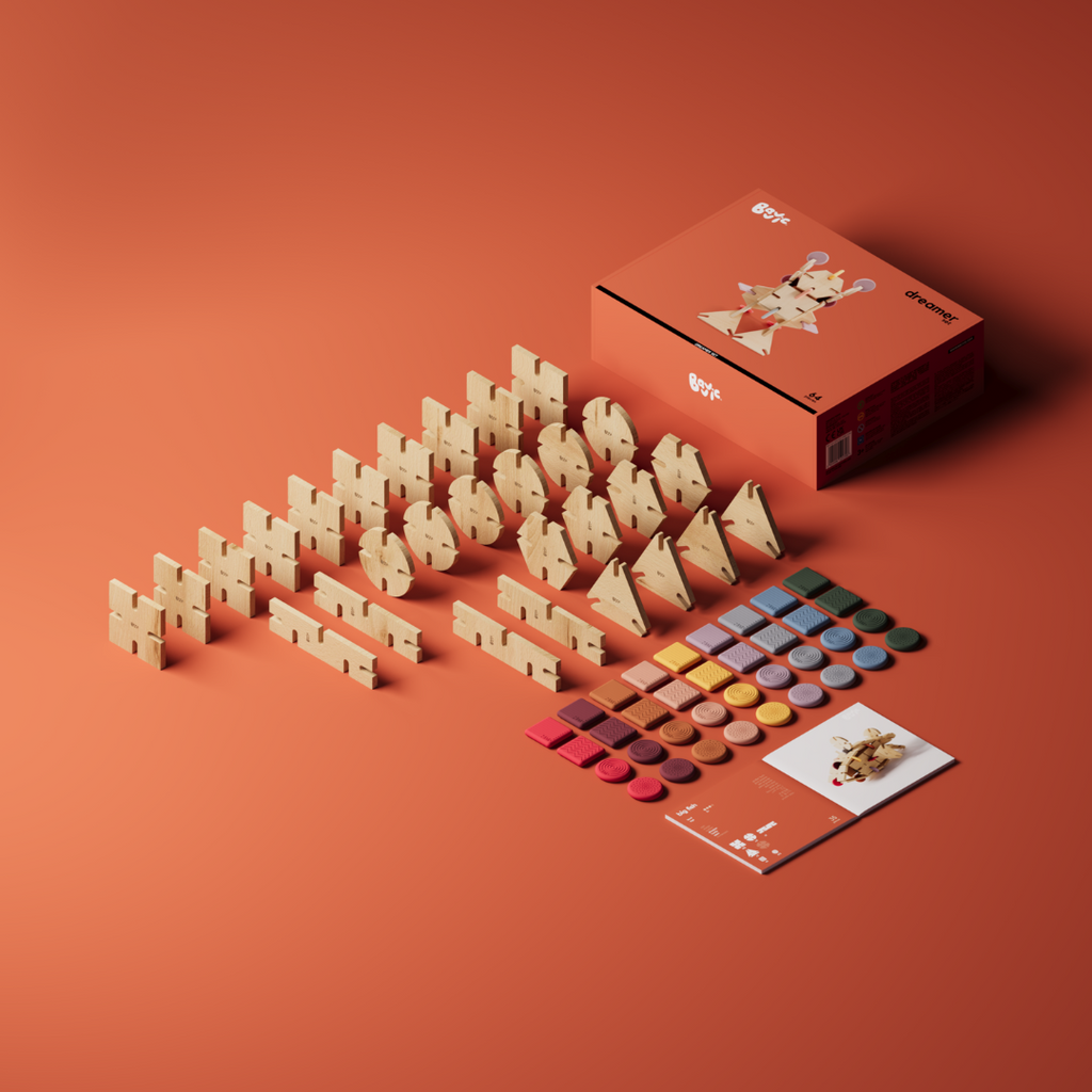 BAVVIC - DREAMER SET - Wooden Contruction Toy