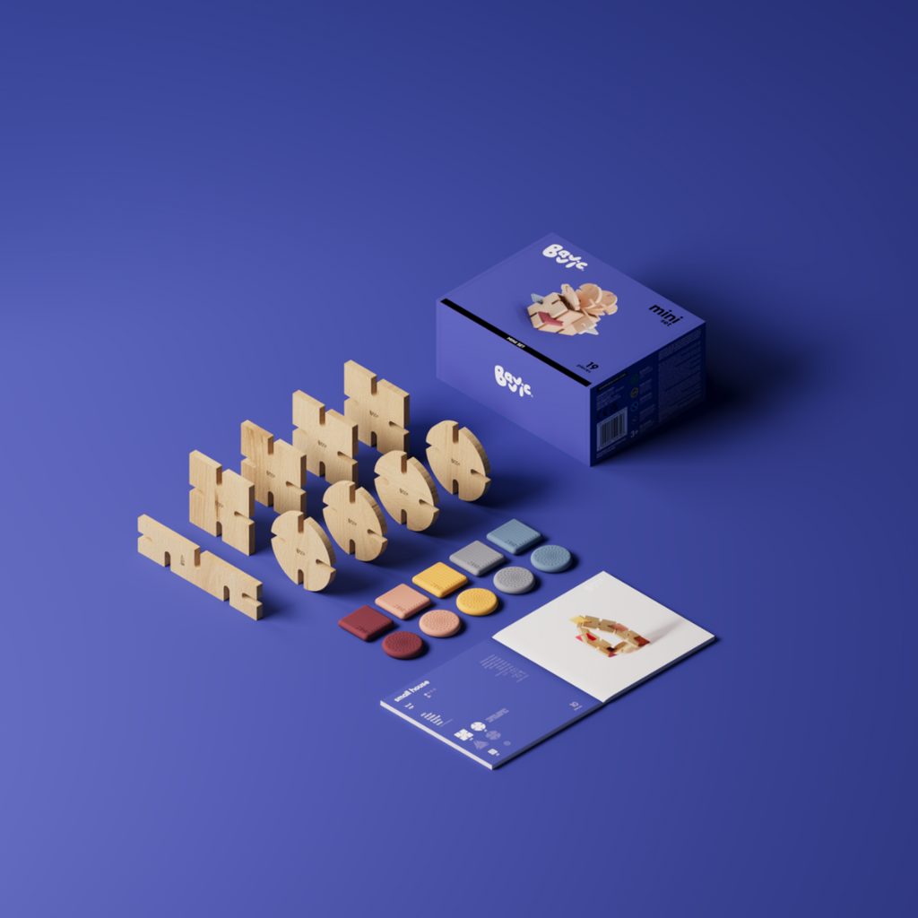 BAVVIC MINI SET - Wooden Contruction Toy