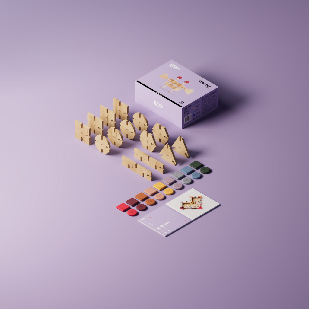 BAVVIC STARTER SET - Wooden Contruction Toy