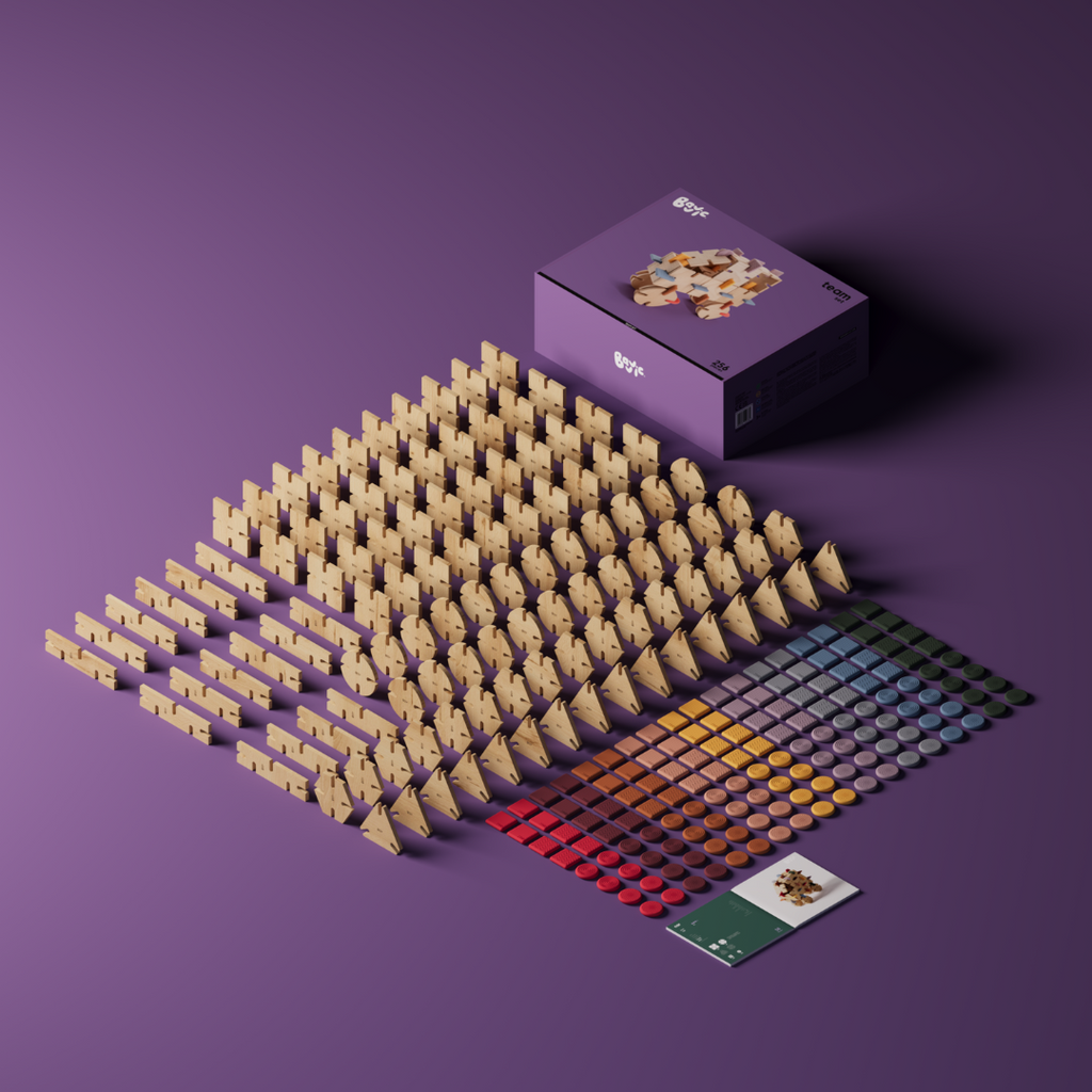 BAVVIC TEAM SET - Wooden Contruction Toy