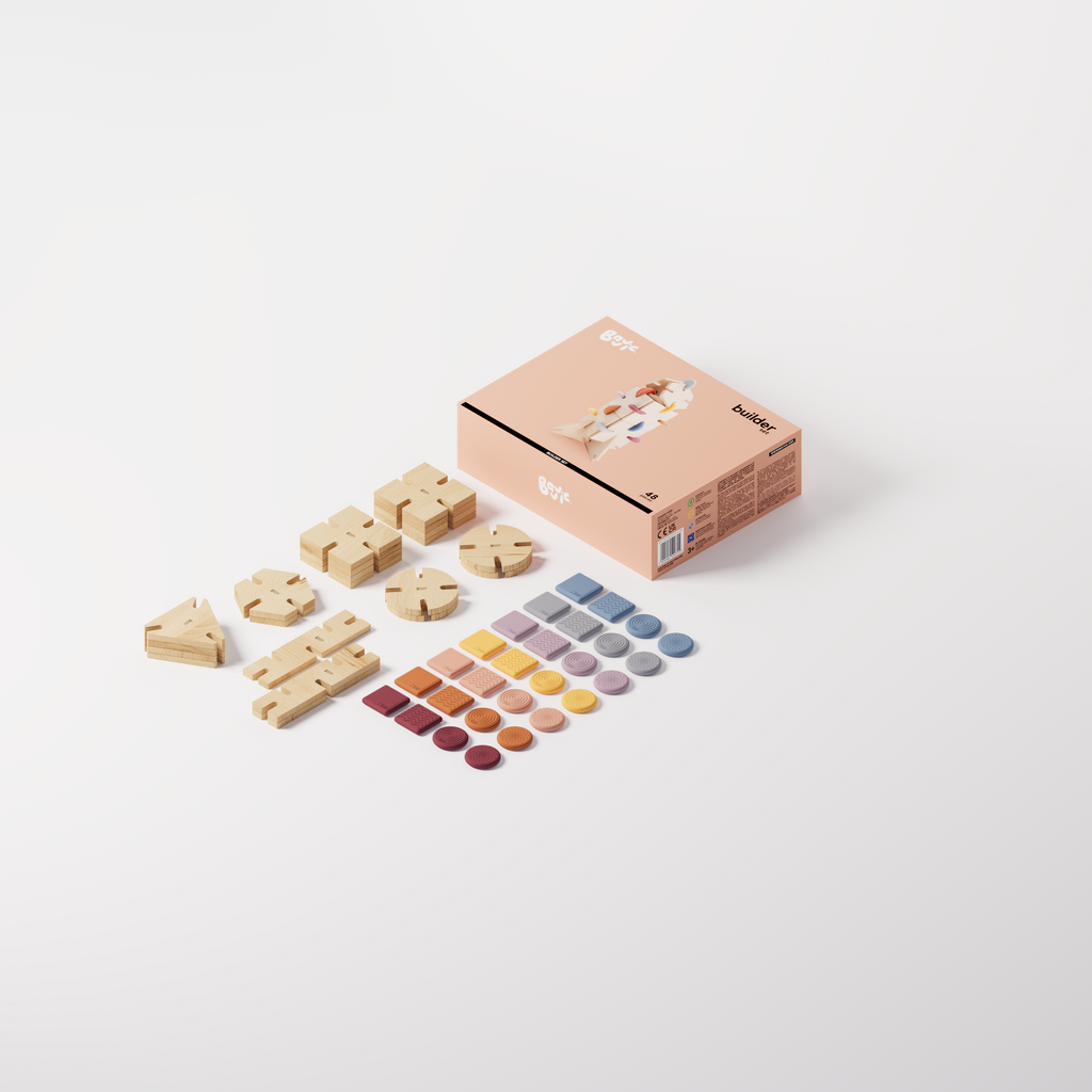 BAVVIC BUILDER SET - Wooden Contruction Toy
