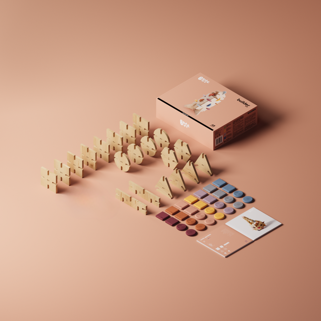 BAVVIC BUILDER SET - Wooden Contruction Toy