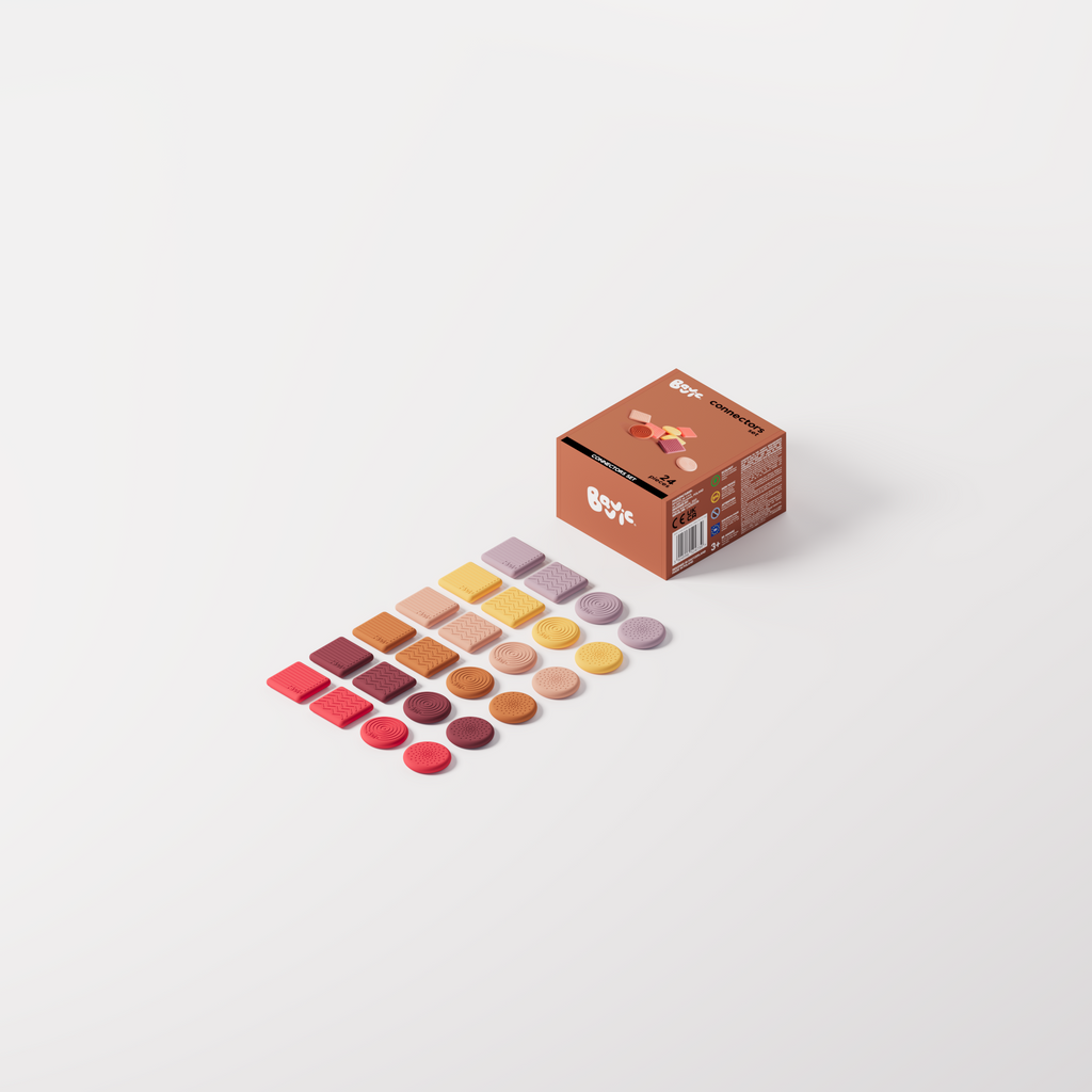 BAVVIC CONNECTORS  SET - Silicone Contruction Toy