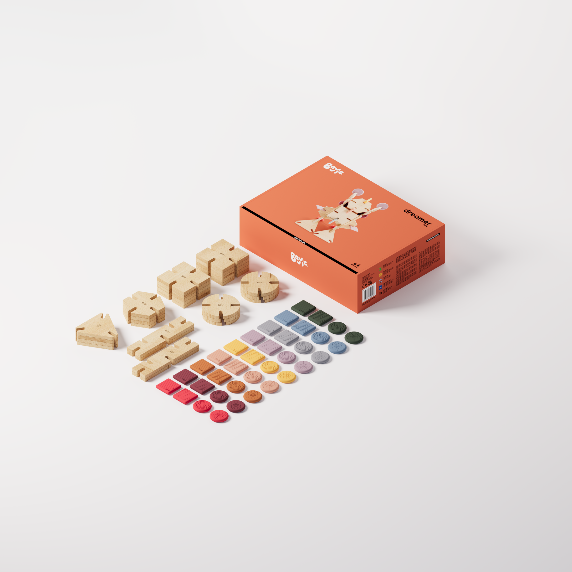 BAVVIC - DREAMER SET - Wooden Contruction Toy