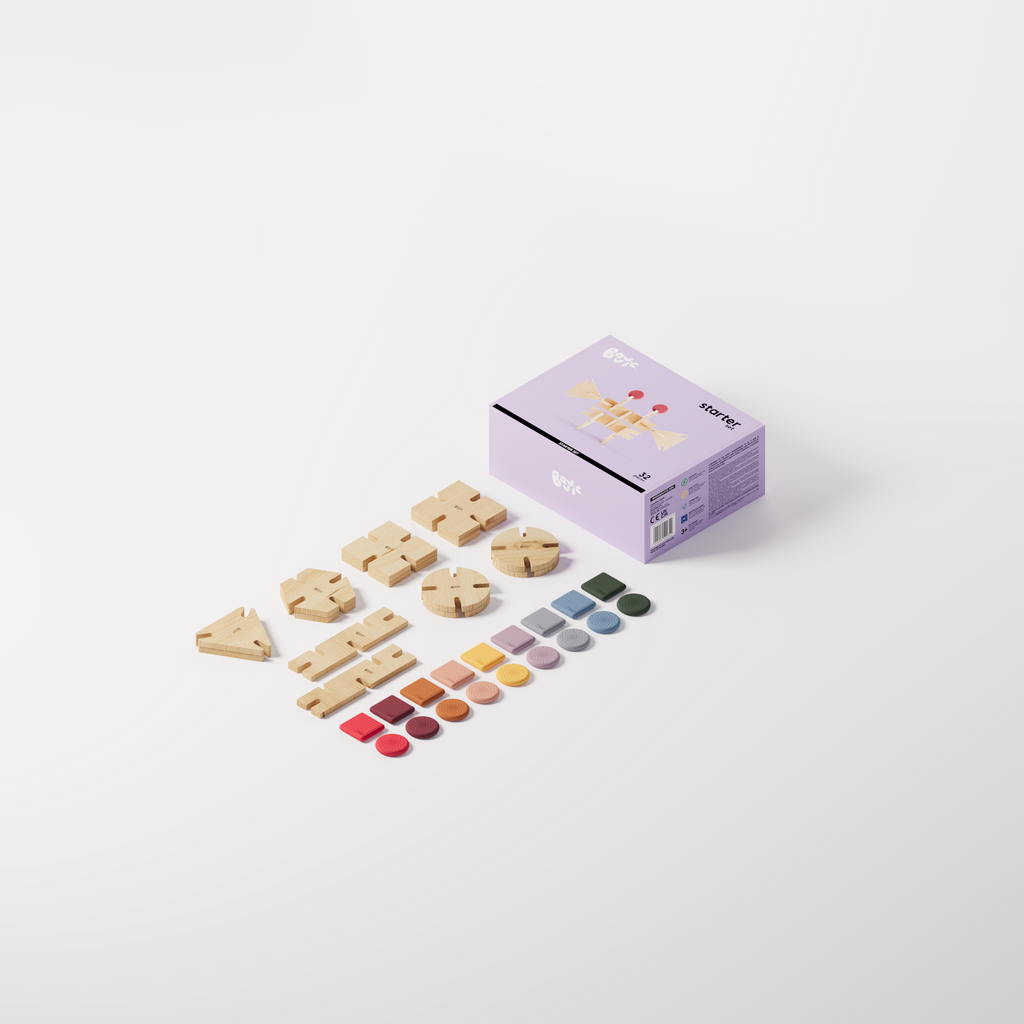 BAVVIC STARTER SET - Wooden Contruction Toy